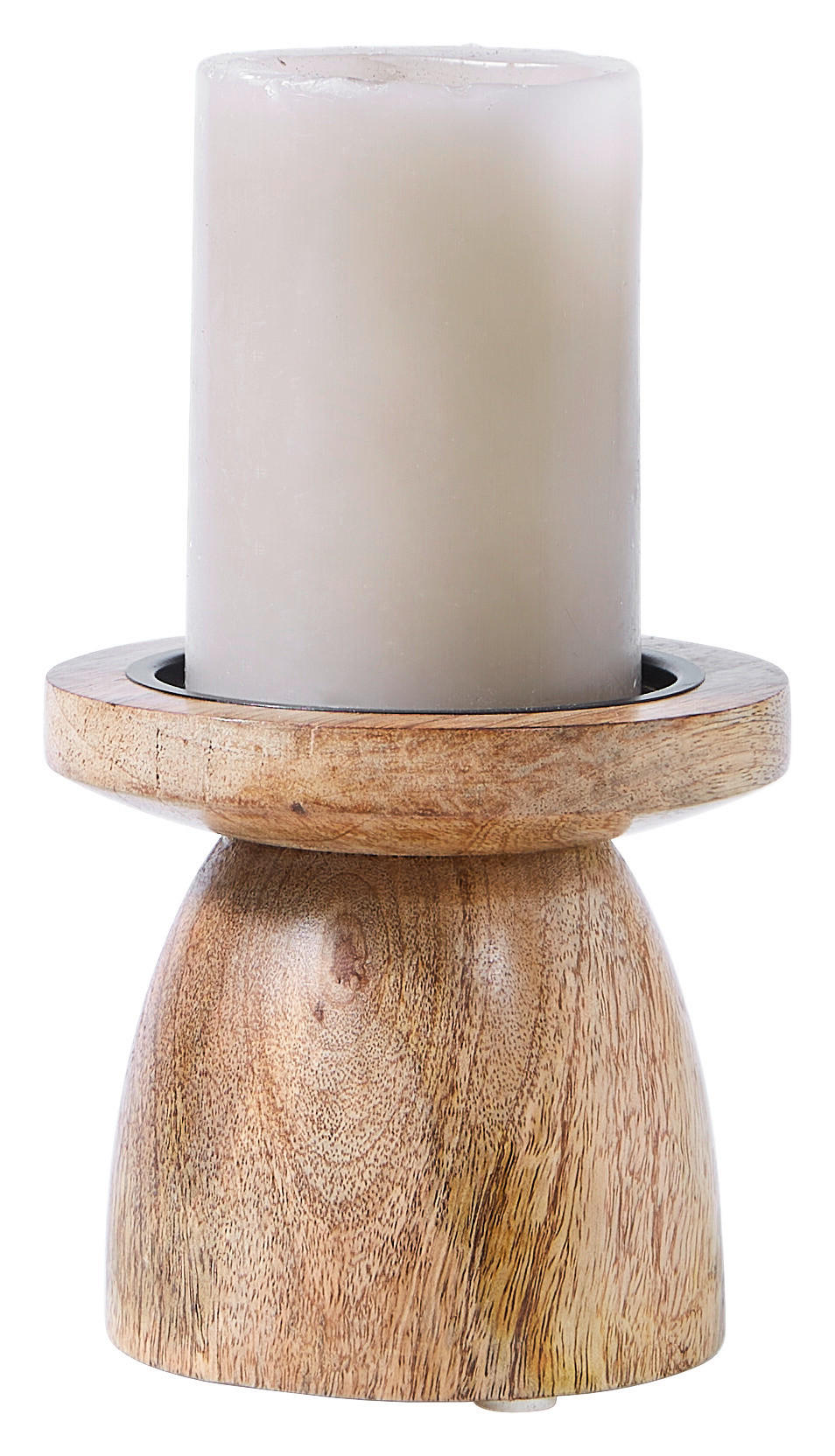 KERZENHALTER - Naturfarben, LIFESTYLE, Holz (11,5/10cm) - Ambia Home