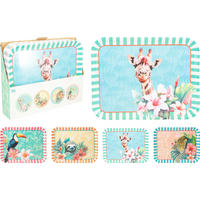 SERVÍROVACÍ PODNOS serving tray    - viacfarebná, Basics, plast (36.5/28.5/1.4cm)