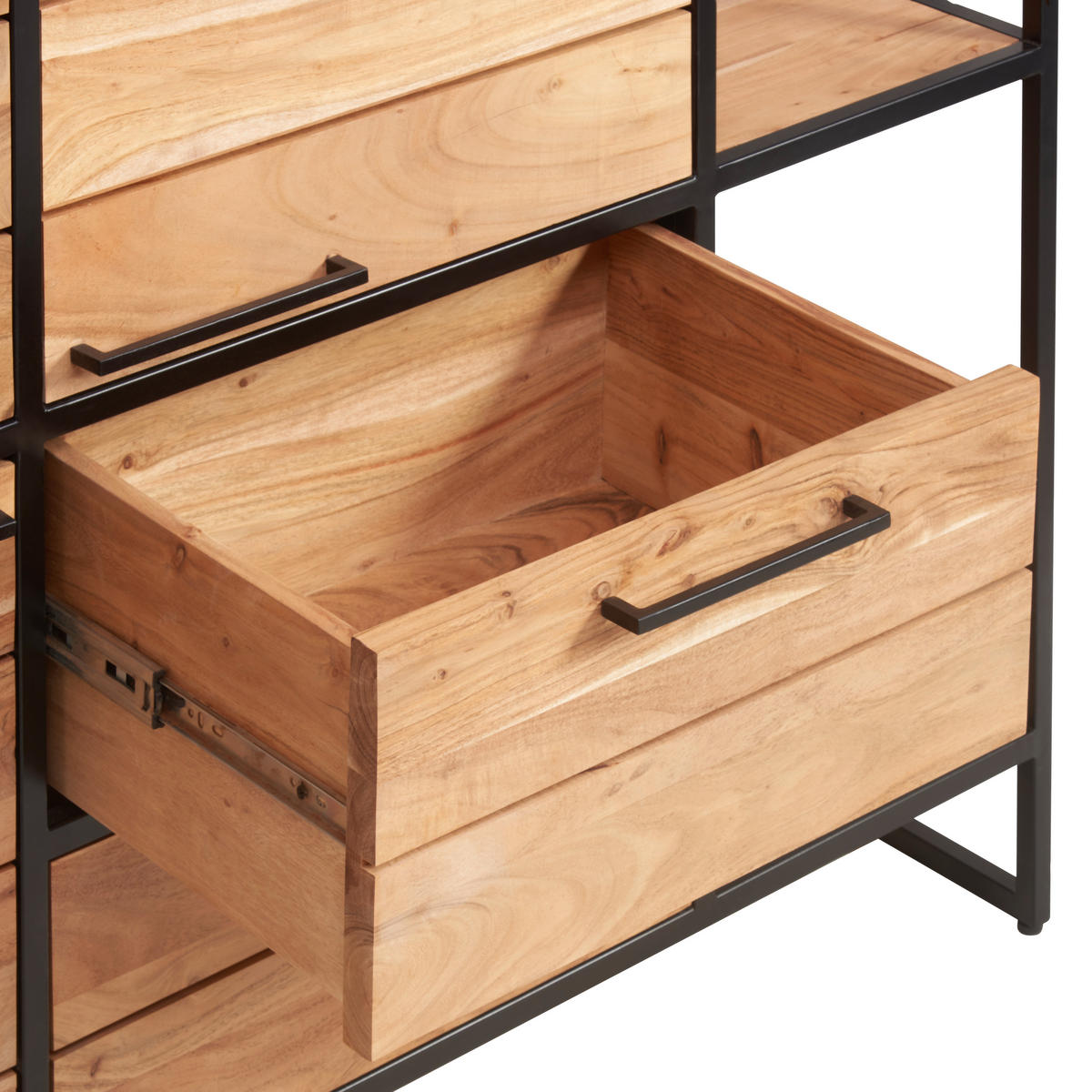 HIGHBOARD Urban Garden 2.0  in 128/145/42 cm  - Schwarz/Honig, Design, Holz/Metall (128/145/42cm) - MID.YOU