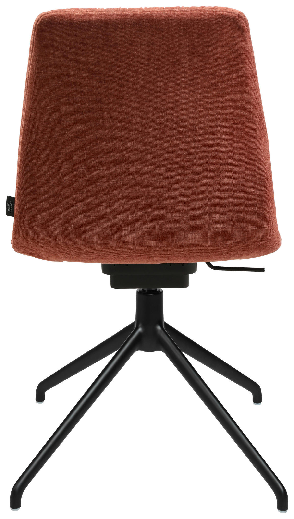 STUHL  in Stahl Flachgewebe  - Rot, Design, Textil/Metall (46/85-88/55cm) - Johann Jakob