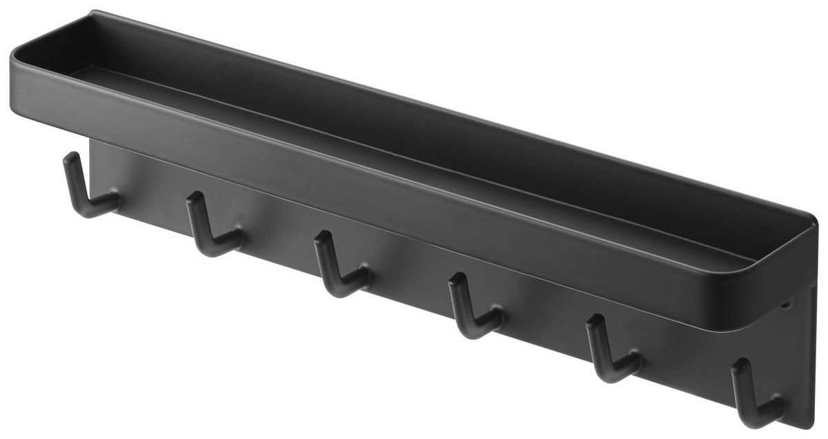 SCHLÜSSELHALTER - Schwarz, Basics, Metall (24,5/7,5/6cm)