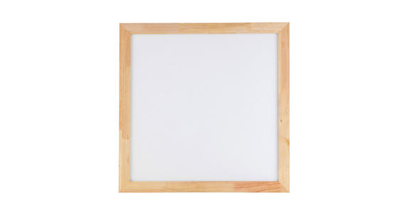 LED-DECKENLEUCHTE 45/45/4,5 cm - Schwarz/Naturfarben, Basics, Holz/Kunststoff (45/45/4,5cm) - Novel