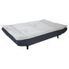 SCHLAFSOFA Mikrofaser, gesteppt Greige, Anthrazit  - Greige/Anthrazit, MODERN, Holz/Textil (194/90/100cm) - P & B