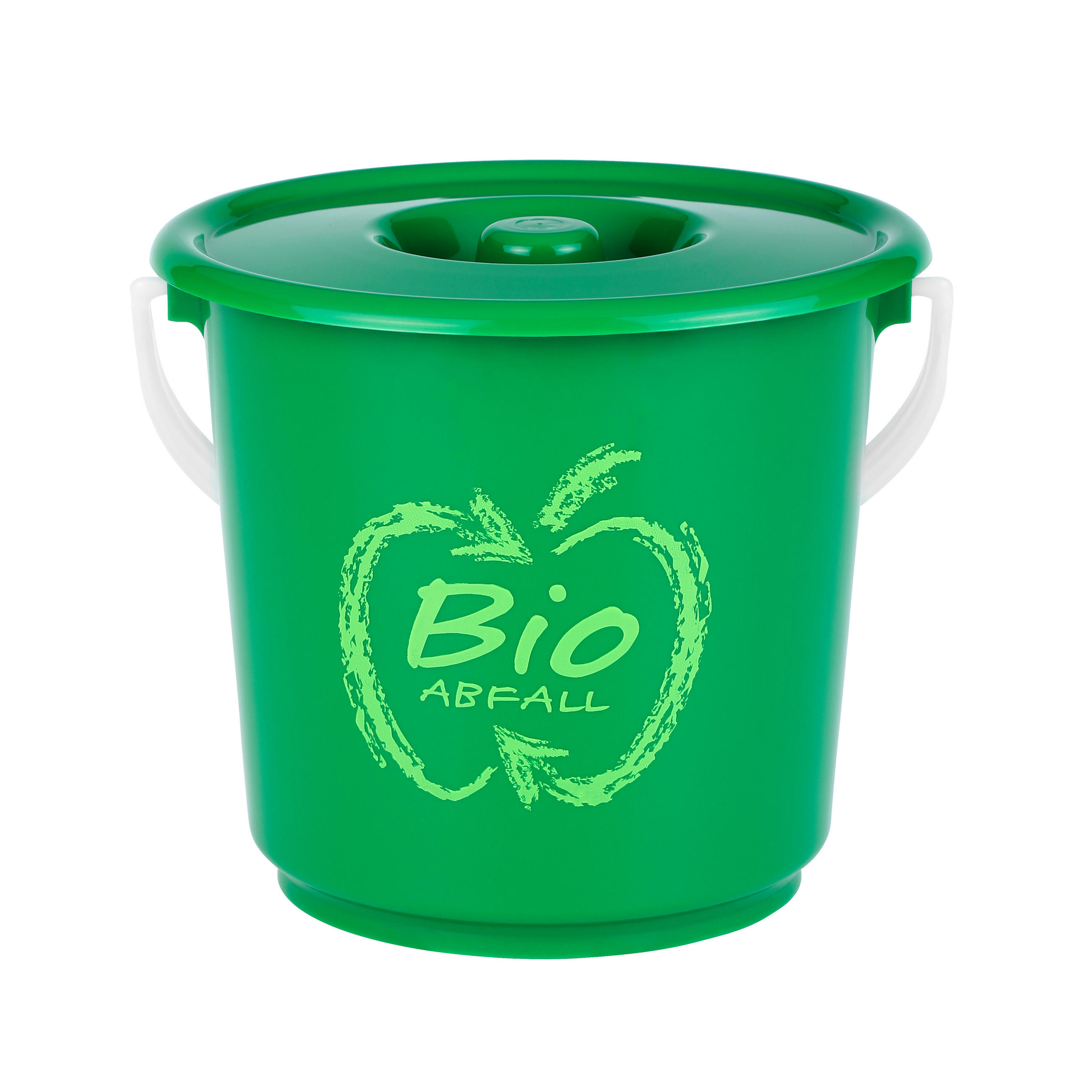Komposteimer 2,7 L Grün Mit Deckel