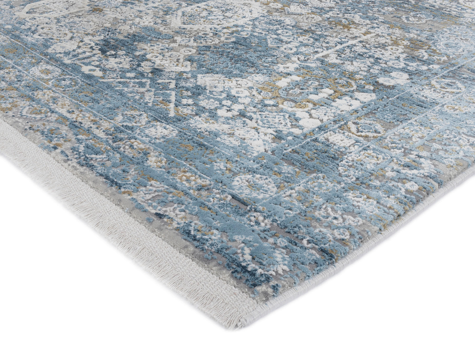 WEBTEPPICH 200/290 cm Toulon Blau, Grau  - Blau/Grau, Design, Textil (200/290cm) - Dieter Knoll