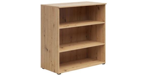 REGAL Eiche Artisan - Anthrazit/Eiche Artisan, MODERN, Holzwerkstoff/Kunststoff (80/83/40cm) - Carryhome