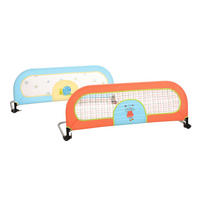 ZAŠTITNA OGRADICA ZA KREVET - plava/narandžasta, Osnovno, tekstil/metal (120/39cm) - My Baby Lou