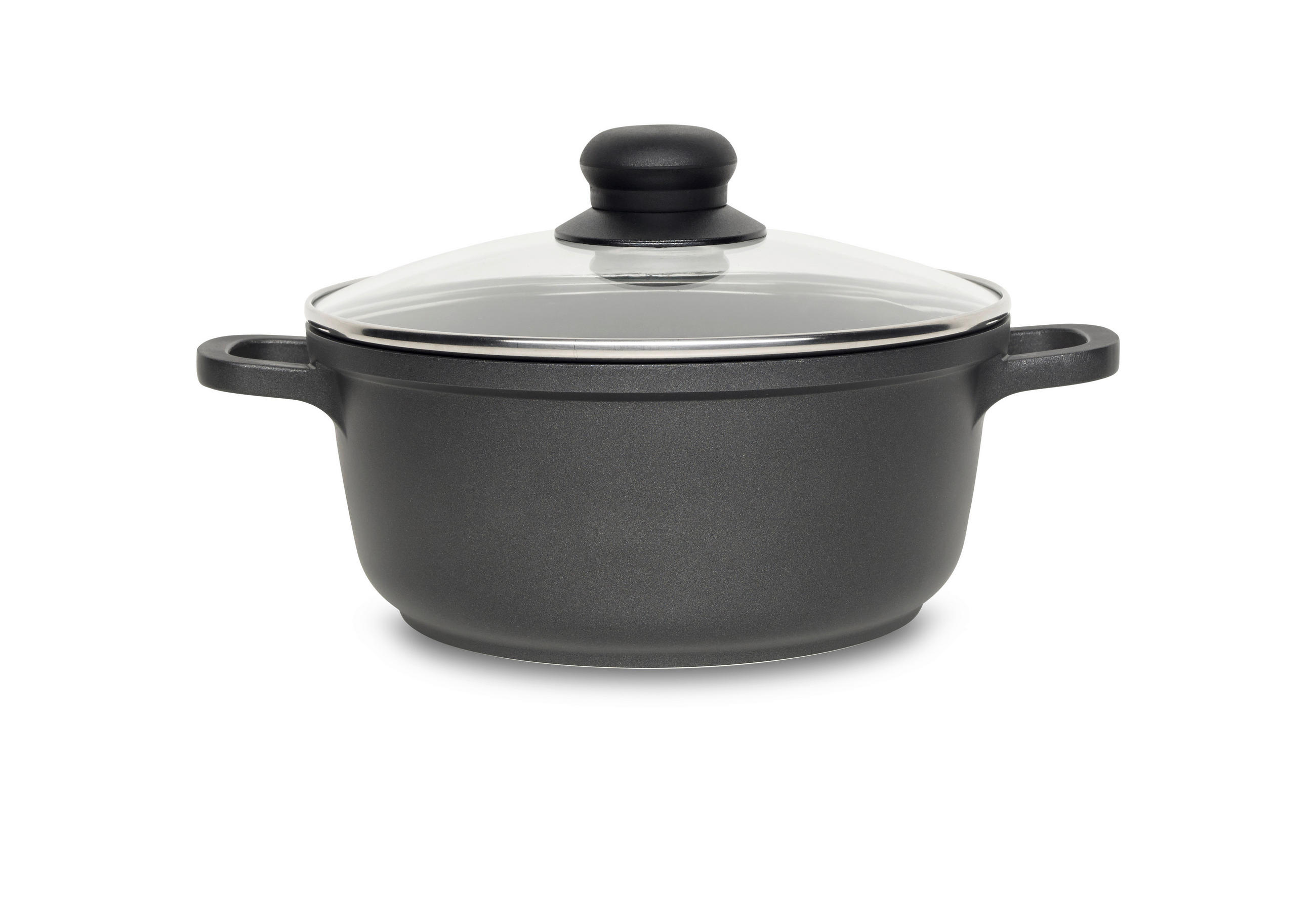 KOCHTOPF Turin 1,85 l  - Klar/Edelstahlfarben, Konventionell, Glas/Kunststoff (20/9cm) - Homeware Profession.