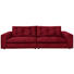 SOFA in Textil Rot - Rot/Schwarz, Design, Kunststoff/Textil (290/87/122cm) - Ambiente SOFA in Textil Rot - Rot/Schwarz, Design, Kunststoff/Textil (290/87/122cm) - Ambiente