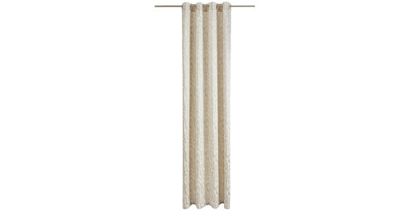 ÖSENSCHAL ONDA Verdunkelung 140/245 cm - Beige, LIFESTYLE, Textil (140/245cm) - Dieter Knoll