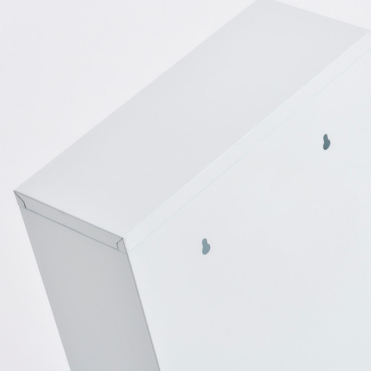 MEDIZINSCHRANK 30/60/12 cm  - Silberfarben/Weiß, Basics, Glas/Metall (30/60/12cm) - Zeller Present