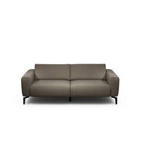 2,5-SITZER in Chenille Braun  - Schwarz/Braun, Design, Textil/Metall (220/86/86-94cm) - SENSOO