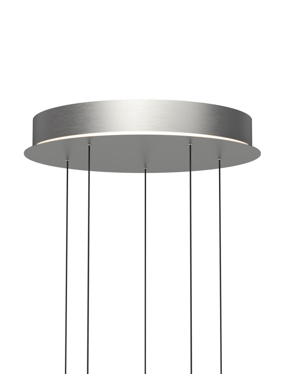 LED-HÄNGELEUCHTE 42/180 cm  - Nickelfarben, Design, Metall (42/180cm)