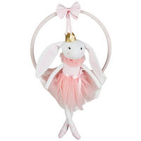 DEKOHÄNGER SWEET BALLERINA  - Rosa, Trend, Textil (33/33cm) - Patinio