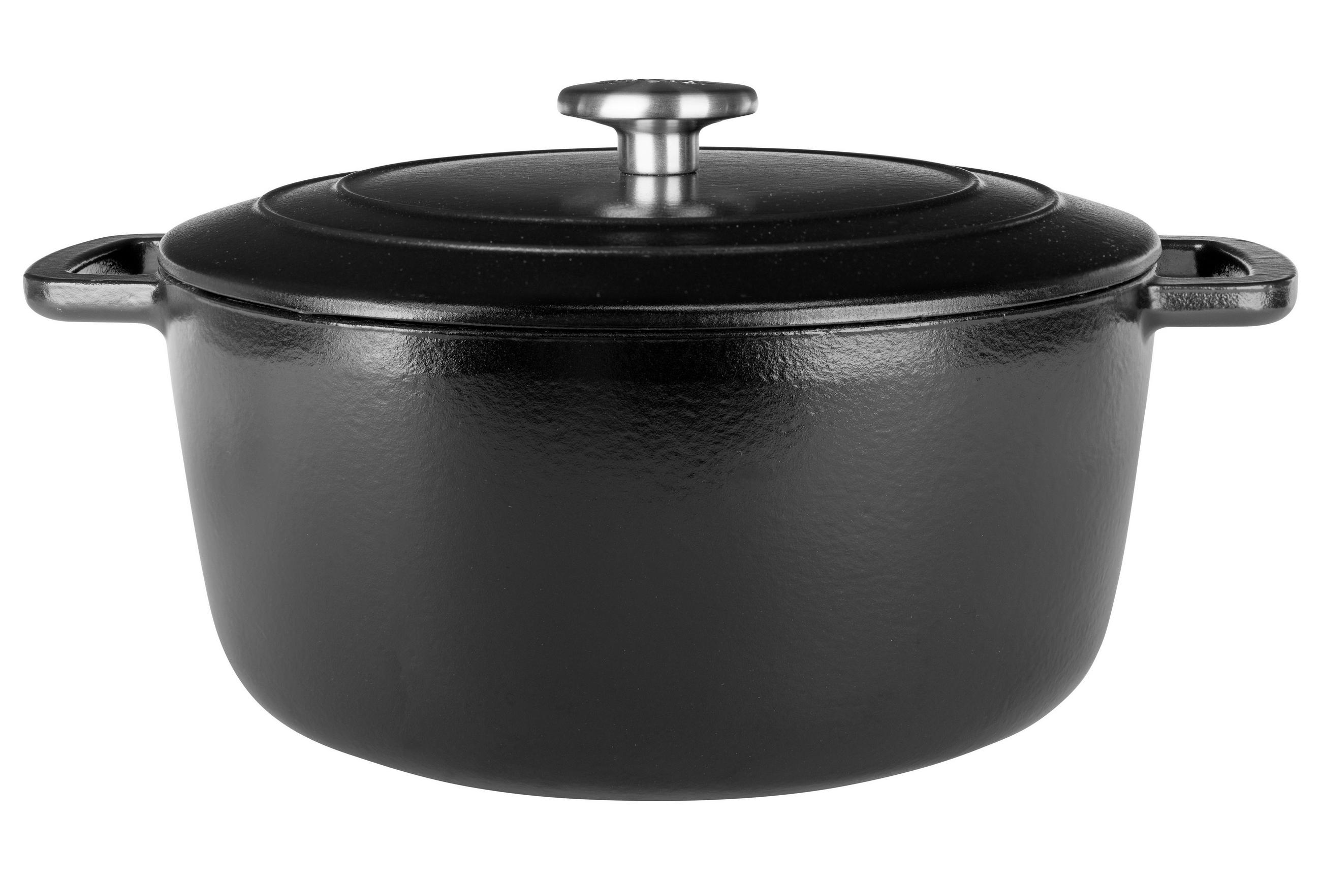 LITOŽELEZNI PEKAČ  FONTESTIC    6,9 l  - črna, Basics, kovina (6,9l)