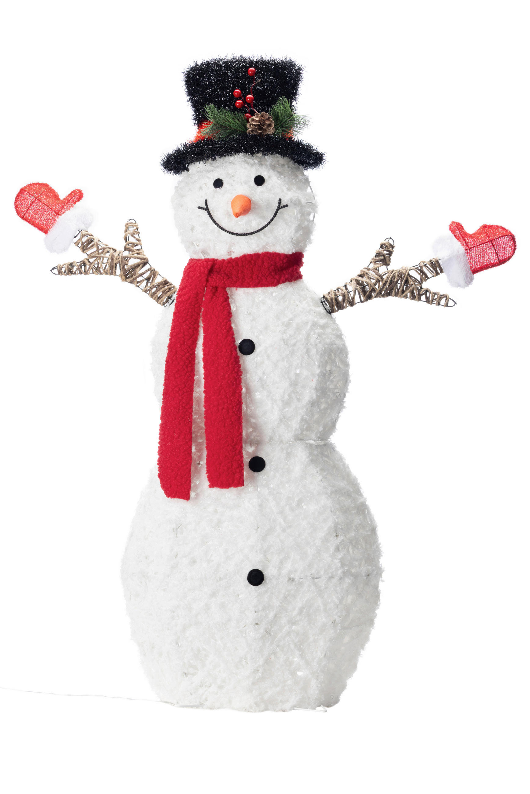 LED-DEKOLEUCHTE 85/120/25 cm  - Rot/Schwarz, Trend, Textil/Metall (85/120/25cm) - X-Mas