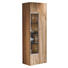 VITRINE in furniert, mehrschichtige Massivholzplatte (Tischlerplatte) Altholz, Eiche Eichefarben - Eichefarben/Silberfarben, Natur, Glas/Holz (64/194/42,3cm) - Voglauer VITRINE in furniert, mehrschichtige Massivholzplatte (Tischlerplatte) Altholz, Eiche Eichefarben - Eichefarben/Silberfarben, Natur, Glas/Holz (64/194/42,3cm) - Voglauer