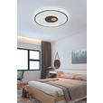 LED-DECKENLEUCHTE   - Goldfarben/Schwarz, Design, Kunststoff/Metall (60cm) - Dieter Knoll