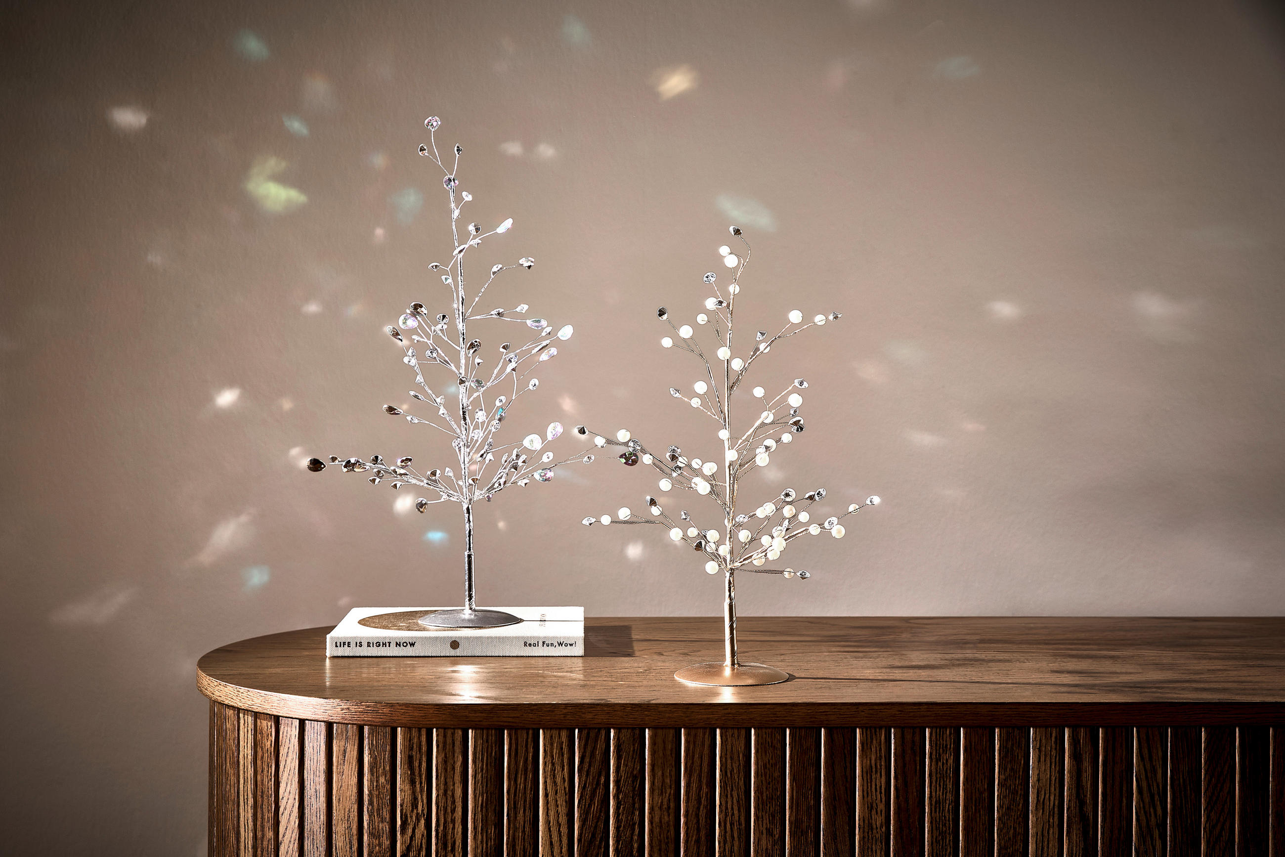 DEKOWEIHNACHTSBAUM  - Transparent, LIFESTYLE, Papier/Kunststoff (9/35cm) - X-Mas