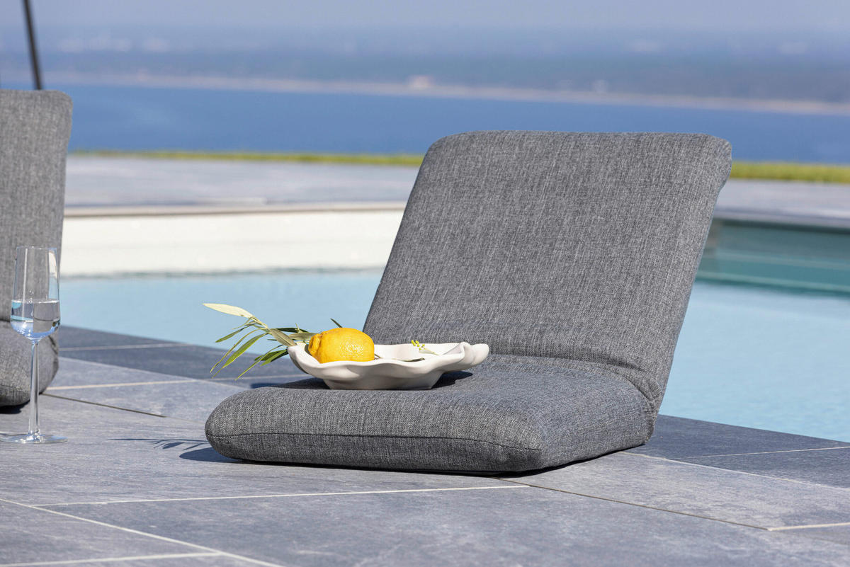 LOUNGEFÅTÖLJ  - svart, Modern, metall/textil (40/5/80cm) - Gardenson