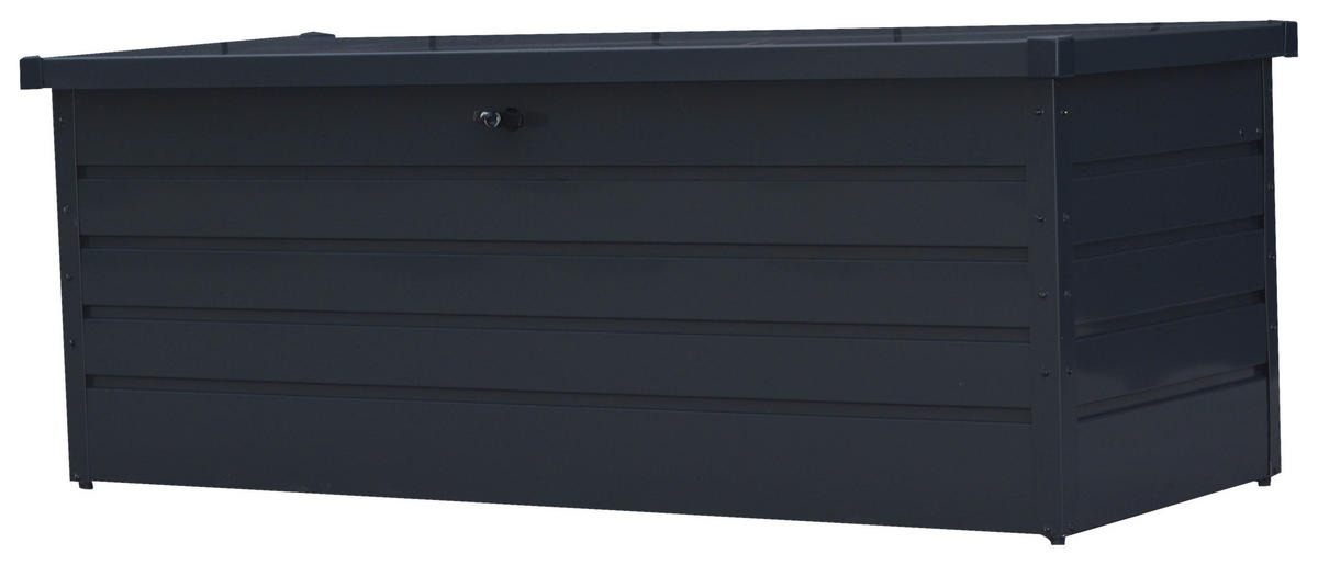 KISSENBOX 165/63/71 cm  - Anthrazit, MODERN, Metall (165/63/71cm) - Beldano