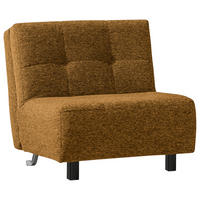 ROZKLADACIE KRESLO, textil, žltá - čierna/žltá, Design, kov/textil (85/92/102cm) - Novel