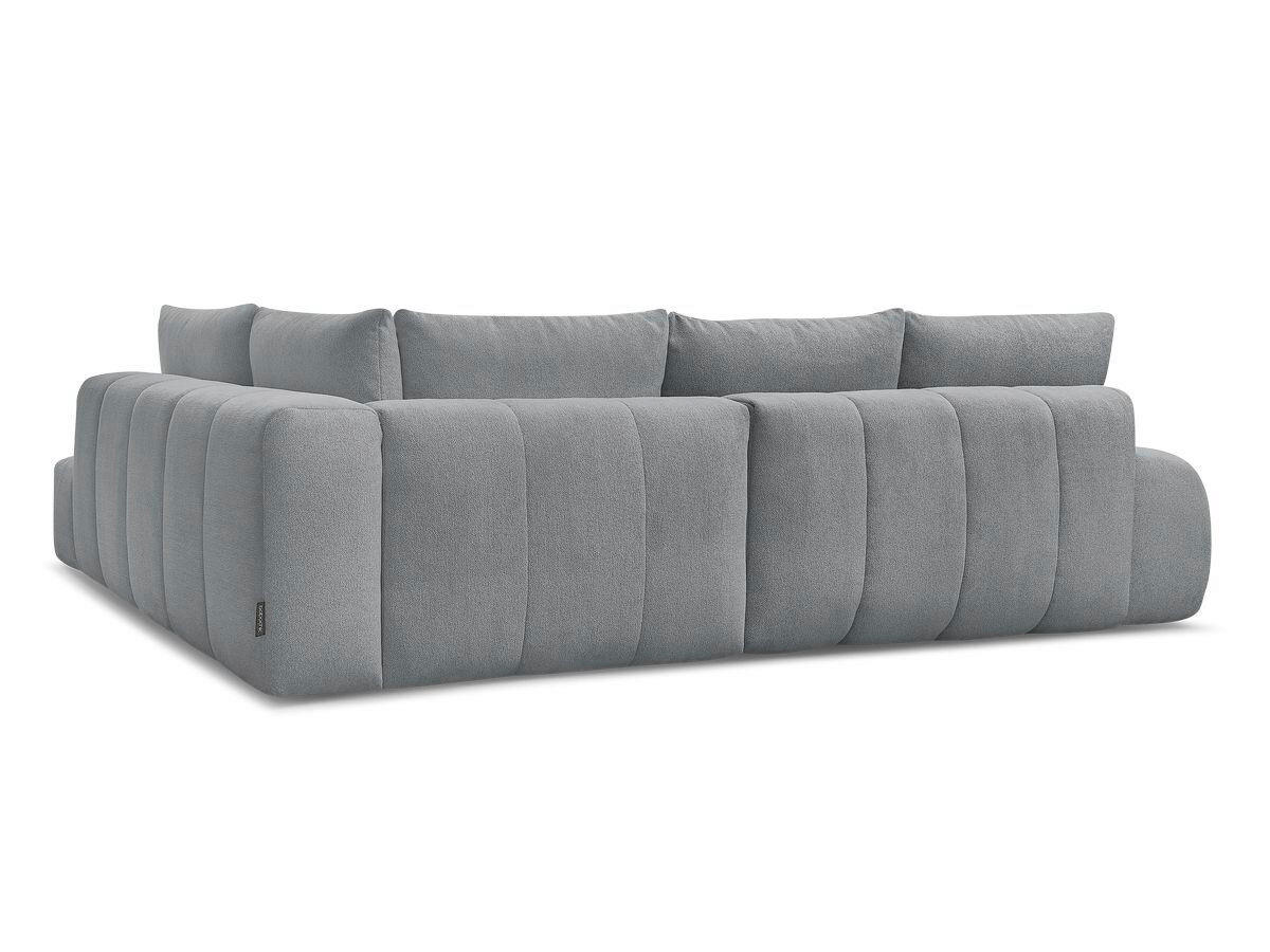 ECKSCHLAFSOFA EVEREST  mit Rücken echt, Armteil links, Armteil rechts Flachgewebe Dunkelgrau  - Dunkelgrau/Schwarz, MODERN, Kunststoff/Textil (320/212cm)