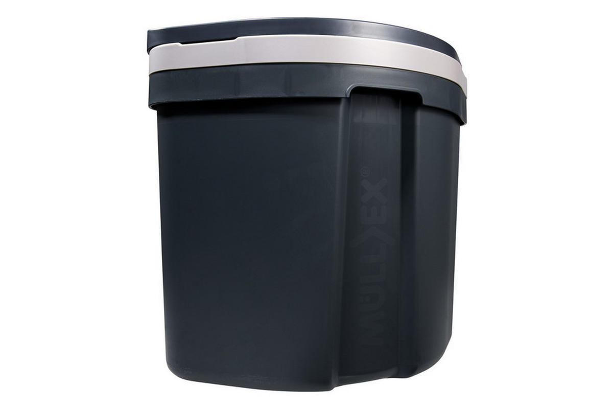 EINBAUABFALLSAMMLER 35 l  Kunststoff  - Grau, Basics, Kunststoff (37/41/35cm) - HKT