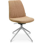 STUHL  in Aluminium Flachgewebe Metall, Textil  - Alufarben/Orange, Design, Textil/Metall (46/81,5-84,5/55cm) - Johann Jakob