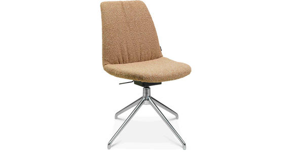 STUHL in Aluminium Flachgewebe Metall, Textil - Alufarben/Orange, Design, Textil/Metall (46/81,5-84,5/55cm) - Johann Jakob