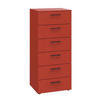 KOMMODE Primolar Garda  in 50/118/41 cm  - Koralle/Rot, Design, Holzwerkstoff/Kunststoff (50/118/41cm) - Xora