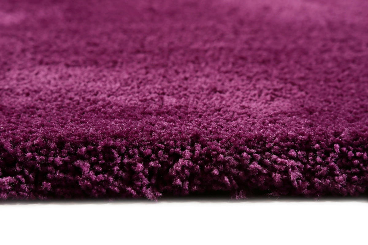 HOCHFLORTEPPICH 160/230 cm Relaxx Violett, Weinrot  - Violett/Weinrot, Basics, Textil (160/230cm) - Esprit