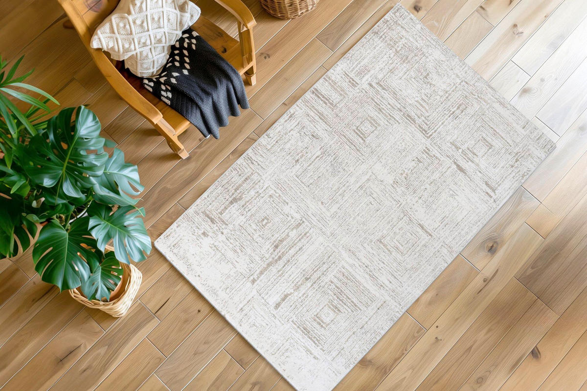 FLACHWEBETEPPICH 160/230 cm Creme  - Creme, Basics, Textil (160/230cm) - Kayoom