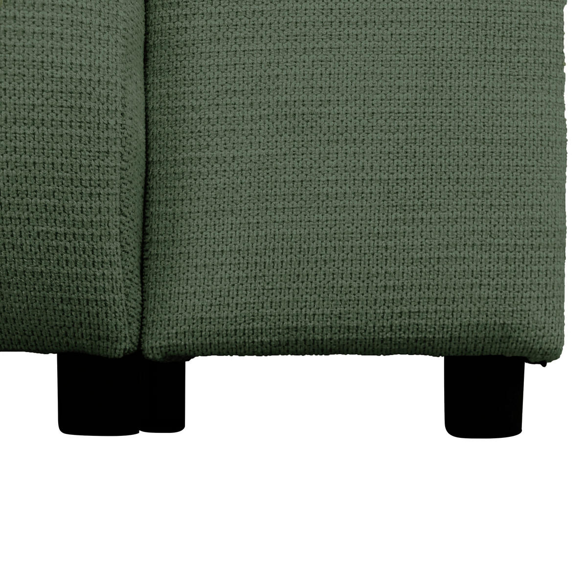 ECKSOFA Grün Struktur  - Schwarz/Grün, Design, Kunststoff/Textil (160/250cm) - MID.YOU