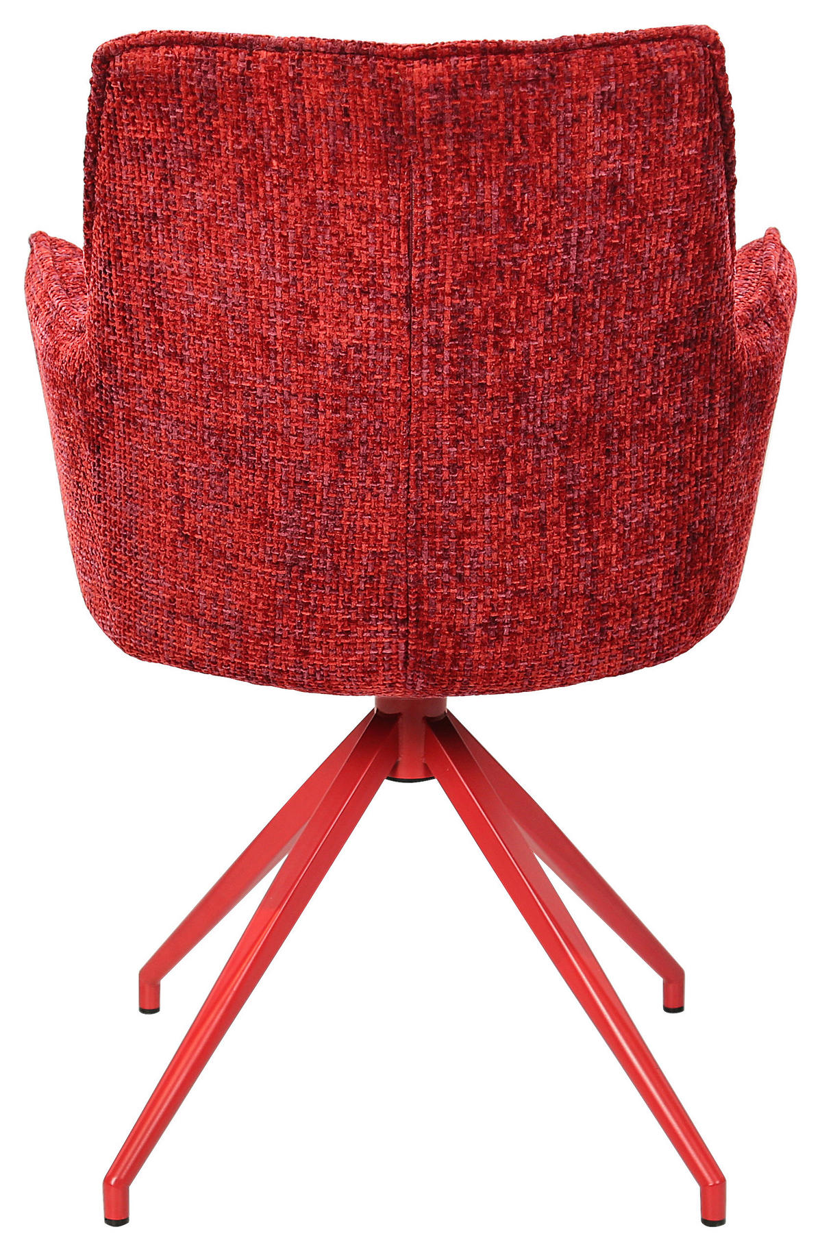 KAROSSZÉK piros  - piros, Lifestyle, textil/fém (59,5/90,5/62,5cm) - Novel