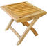 GARTENHOCKER - Teakfarben, Trend, Holz (47/49/44cm) - Zebra Süd