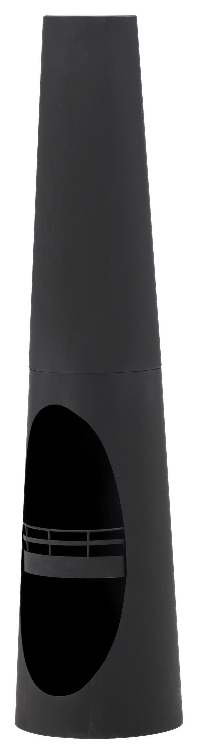 FEUERSTELLE  - Schwarz, KONVENTIONELL, Metall (33/135/33cm) - Gardenson
