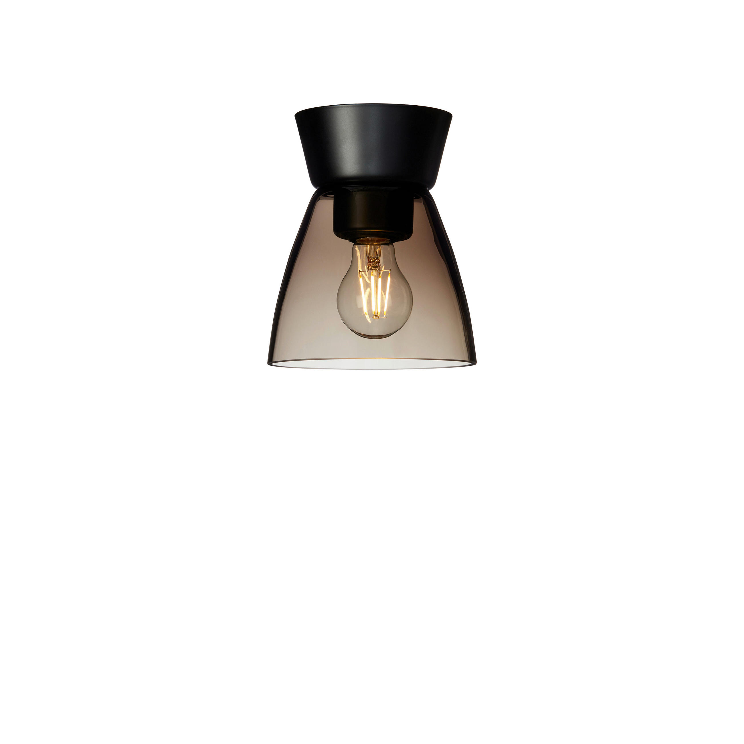 Belid Deckenleuchte Bizzo Braun, Schwarz 19.3 cm