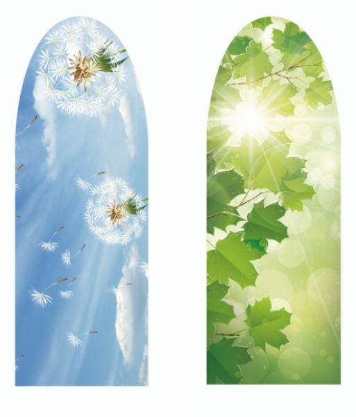 POŤAH NA ŽEHLIACU DOSKU - viacfarebná, Konventionell, textil (42/120cm)