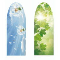 POTAH NA ŽEHLICÍ PRKNO - vícebarevná, Konvenční, textil (42/120cm)