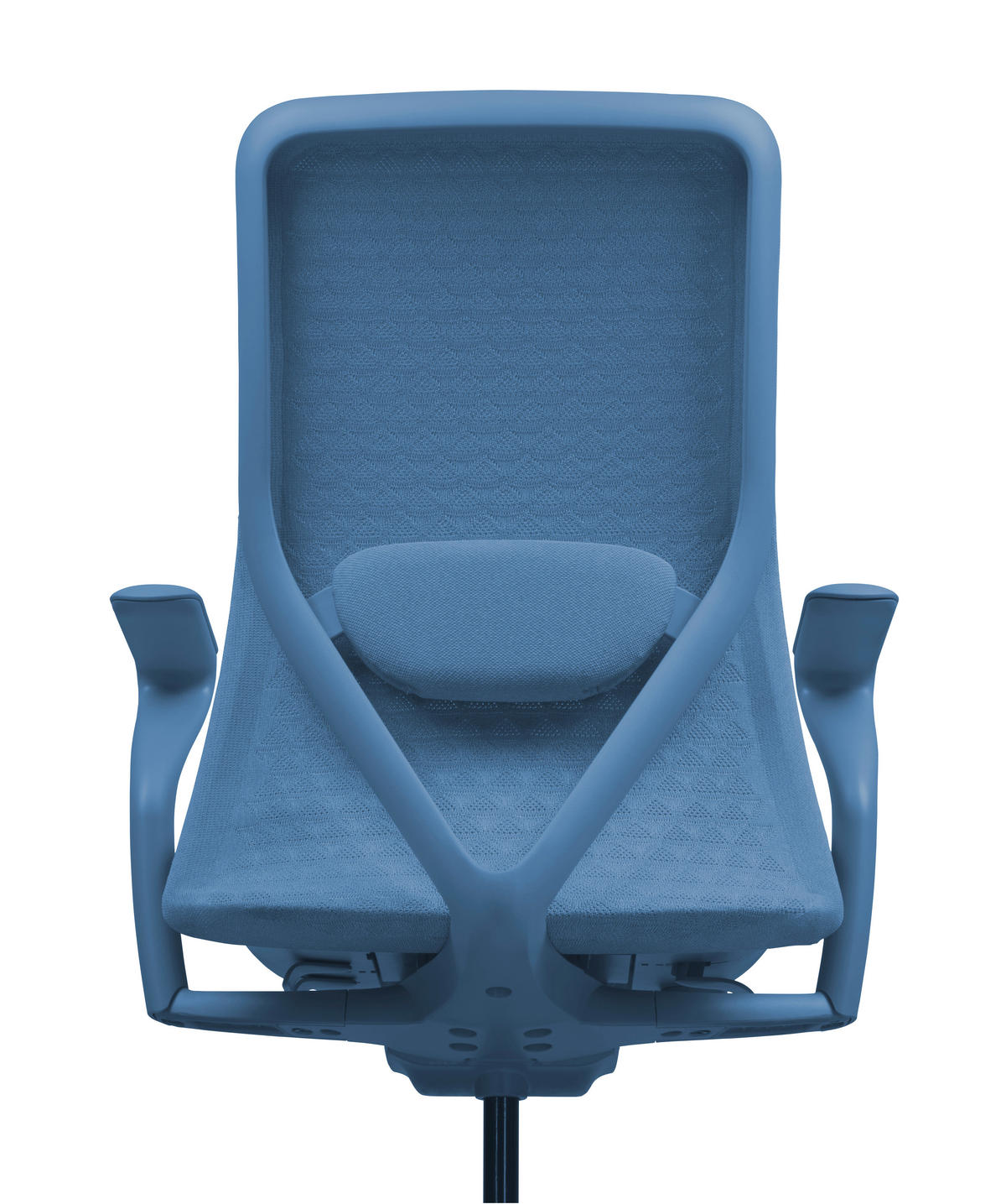 DREHSTUHL Flachgewebe Blau  - Blau, MODERN, Kunststoff/Textil (63/111/67cm) - MID.YOU