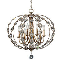 KRONLEUCHTER 70.5/75.6 cm    - Silberfarben, Konventionell, Metall (70.5/75.6cm) - Elstead Lighting