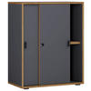 AKTENSCHRANK 60/74/37 cm  - Honigeiche/Anthrazit, Design, Holzwerkstoff (60/74/37cm) - MID.YOU