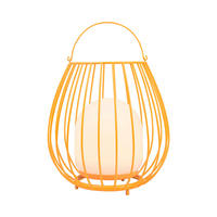 AKKU-TISCHLEUCHTE Jim 28/30 cm   - Weiß/Orange, Design, Kunststoff/Metall (28/30cm) - Nordlux