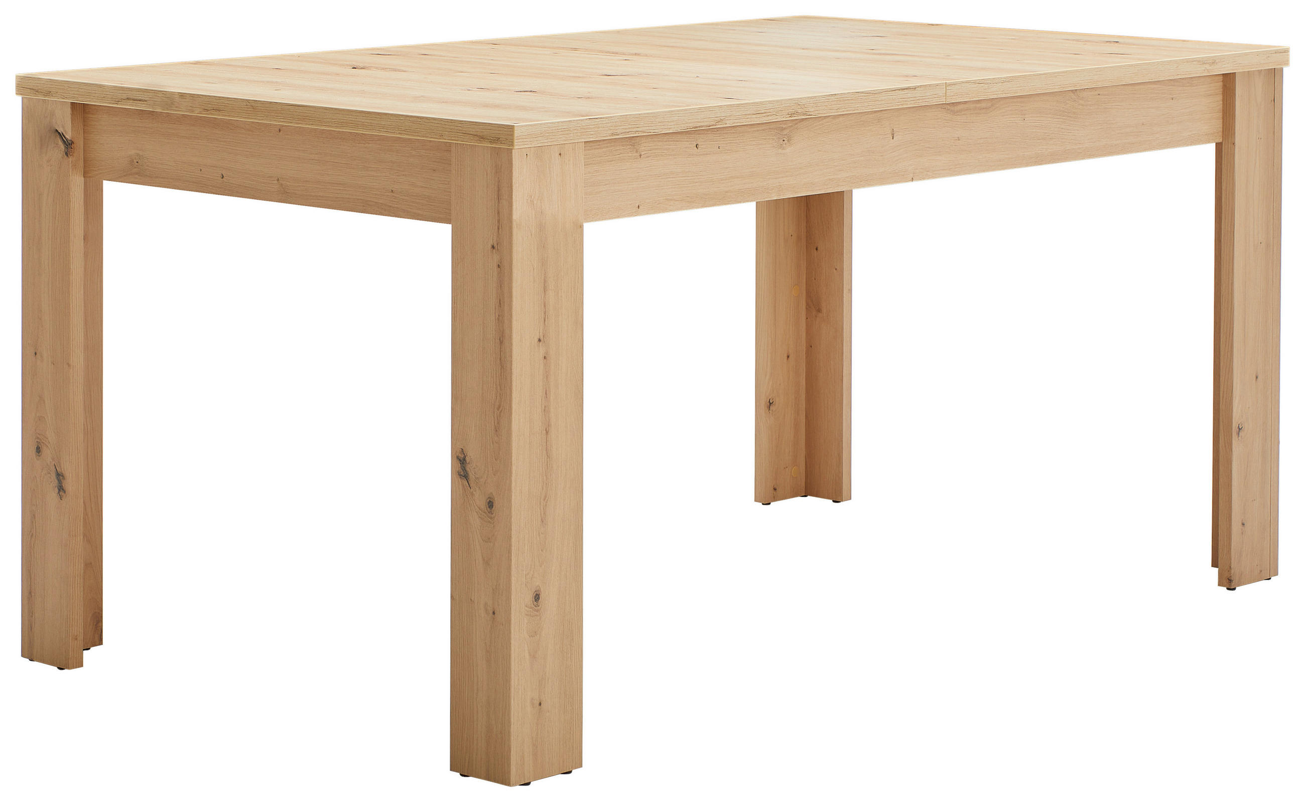 Hom`in Esstisch Eiche Artisan 90x76x160-240 cm