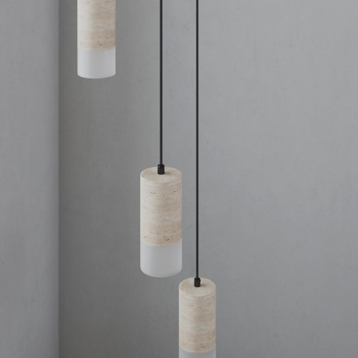 LED-HÄNGELEUCHTE 33/150 cm  - Pinienfarben, Design, Kunststoff/Stein (33/150cm) - Dieter Knoll