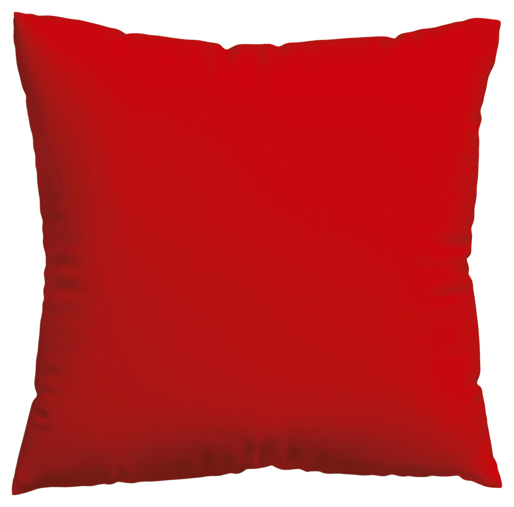 KOPFKISSENBEZUG WOVEN SATIN 80/80 cm  - Dunkelrot, Basics, Textil (80/80cm) - Schlafgut