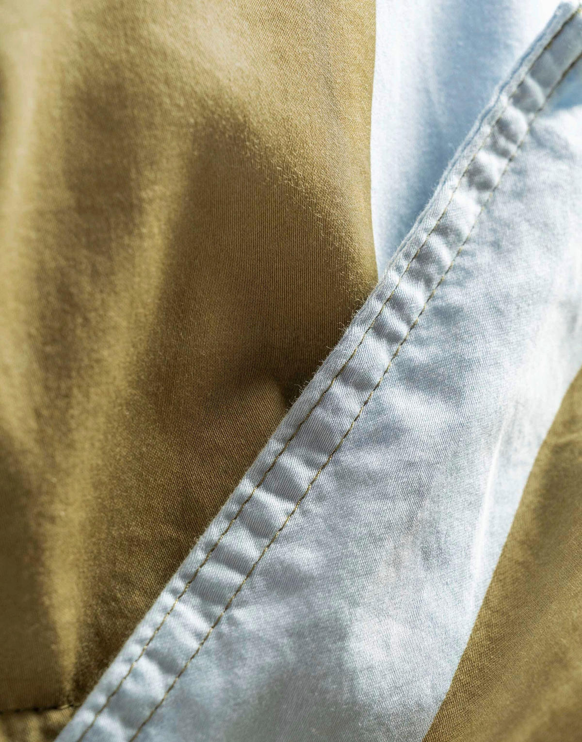 BETTWÄSCHE 3-teilig Minte Satin 200/200 cm  - Hellgrün/Hellblau, KONVENTIONELL, Textil (200/200cm) - Essenza