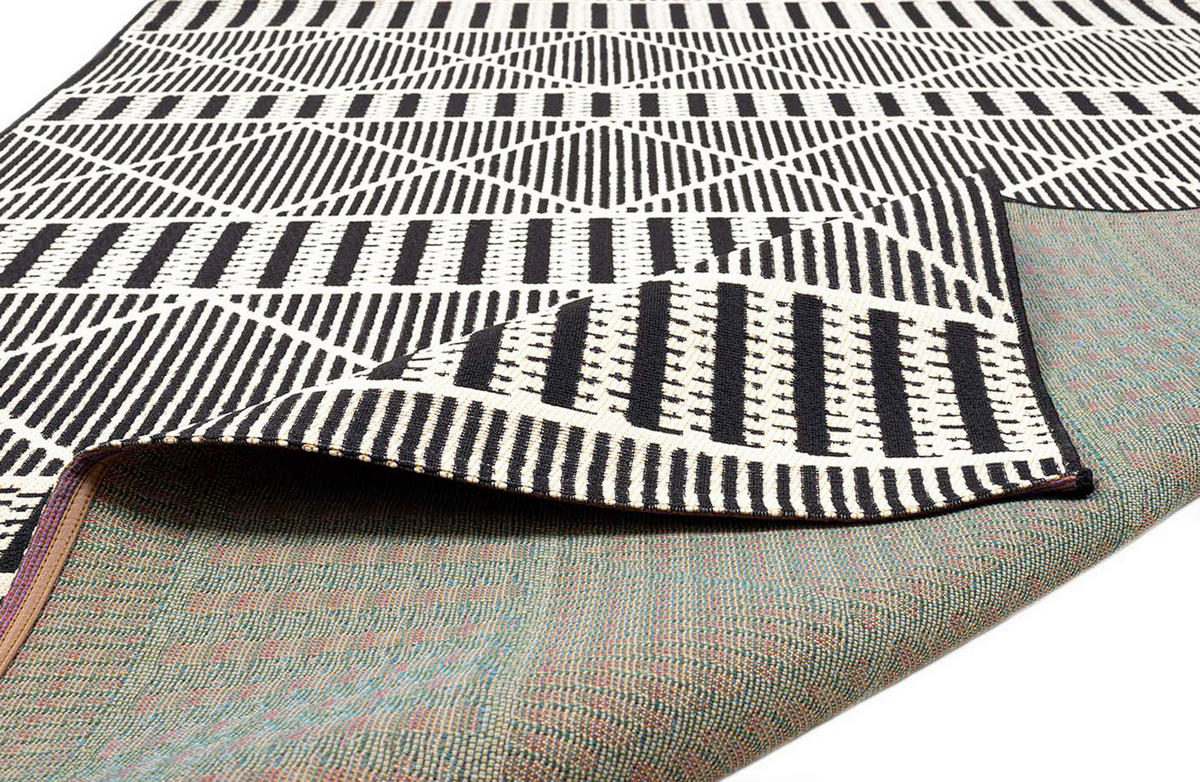 OUTDOORTEPPICH 120/180 cm Schwarz  - Schwarz, Basics, Textil (120/180cm) - Tom Tailor