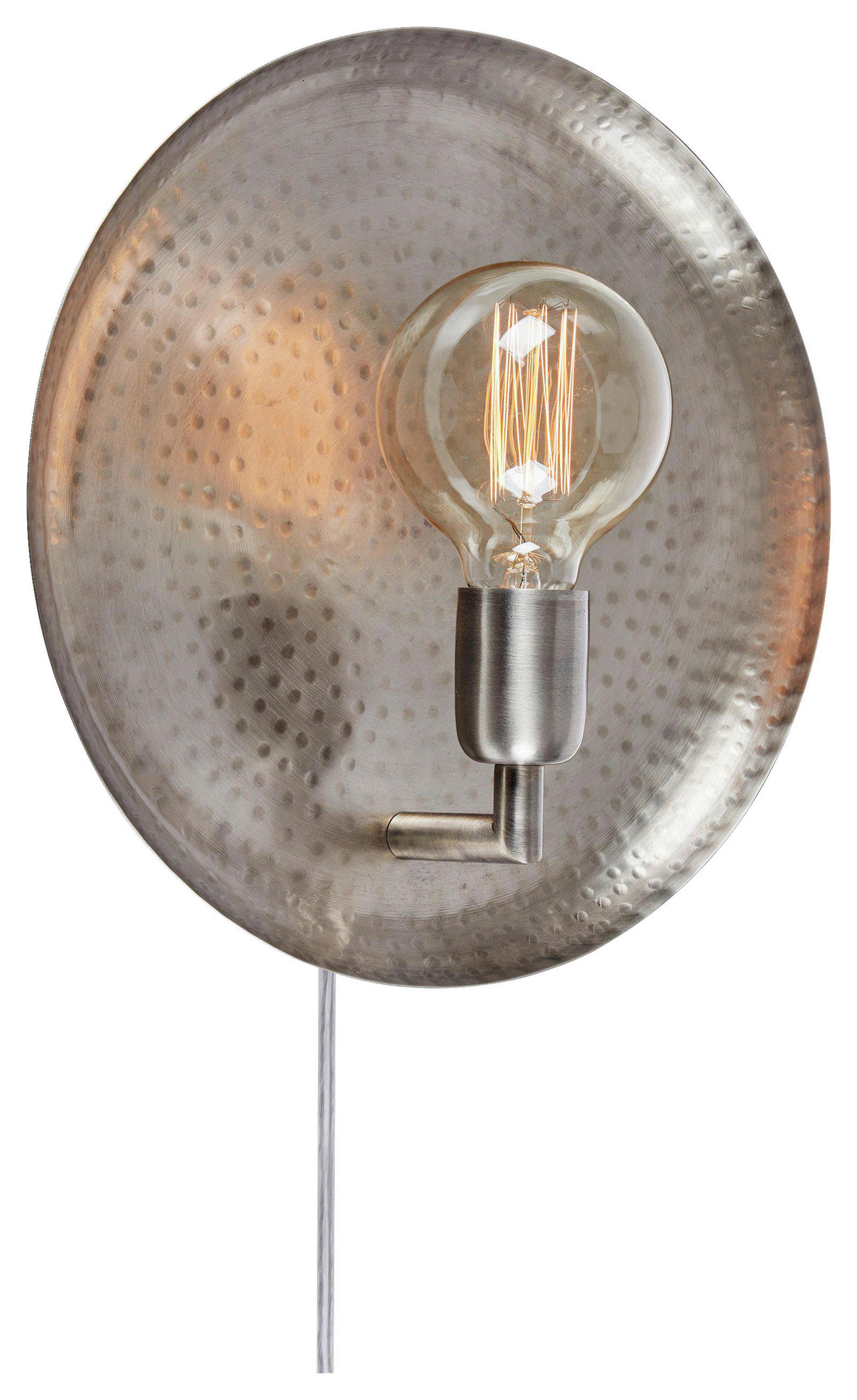WANDLEUCHTE - Silberfarben, Basics, Metall (31/31/9cm) - Markslöjd